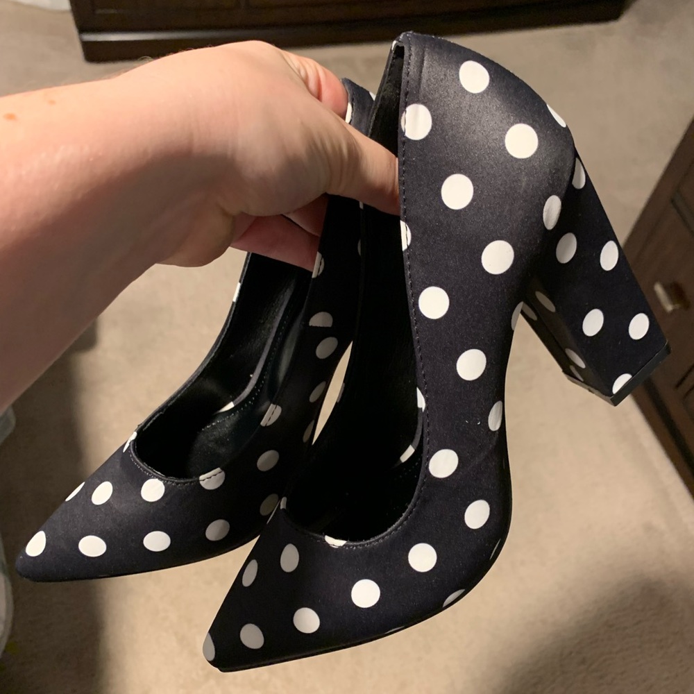NWOT SHEIN size 7 US Polka Dot Pump Heel